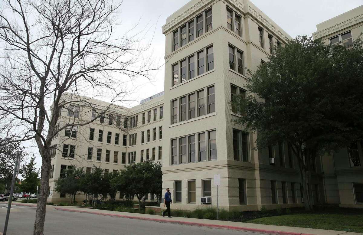 The Robert B. Green hospital building, which has been standing for more than 100 years in San Antonio, was closed last month after being damaged by an earthquake more than 350 miles away in West Texas.