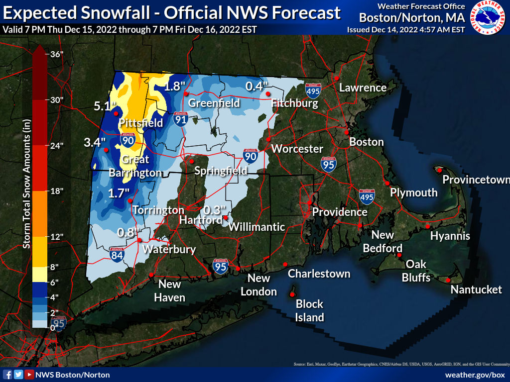 Winter Storm Watch Issued For Parts Of CT