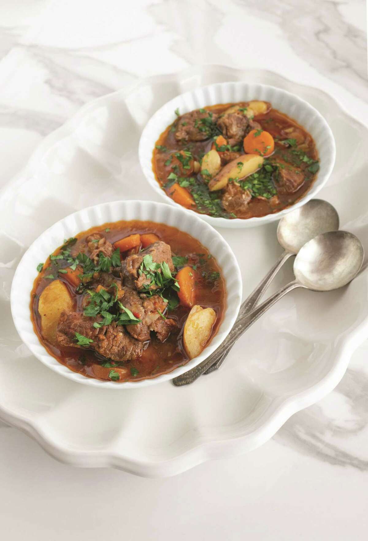 Harissa Beef Stew from "Dinner is Done" by Marcia Smart.