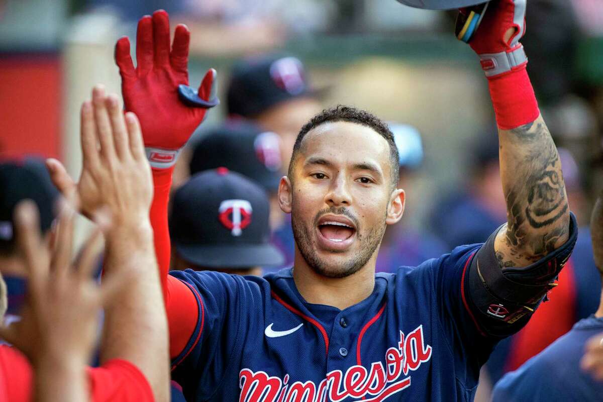 Carlos Correa Makes Sure His Wife and Son Get in On the Houston