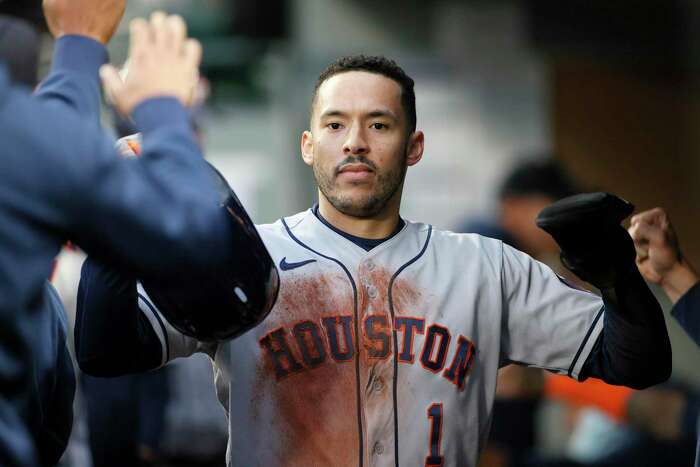 men's & youth Baseball Team Uniform #4 Carlos Correa Jerseys