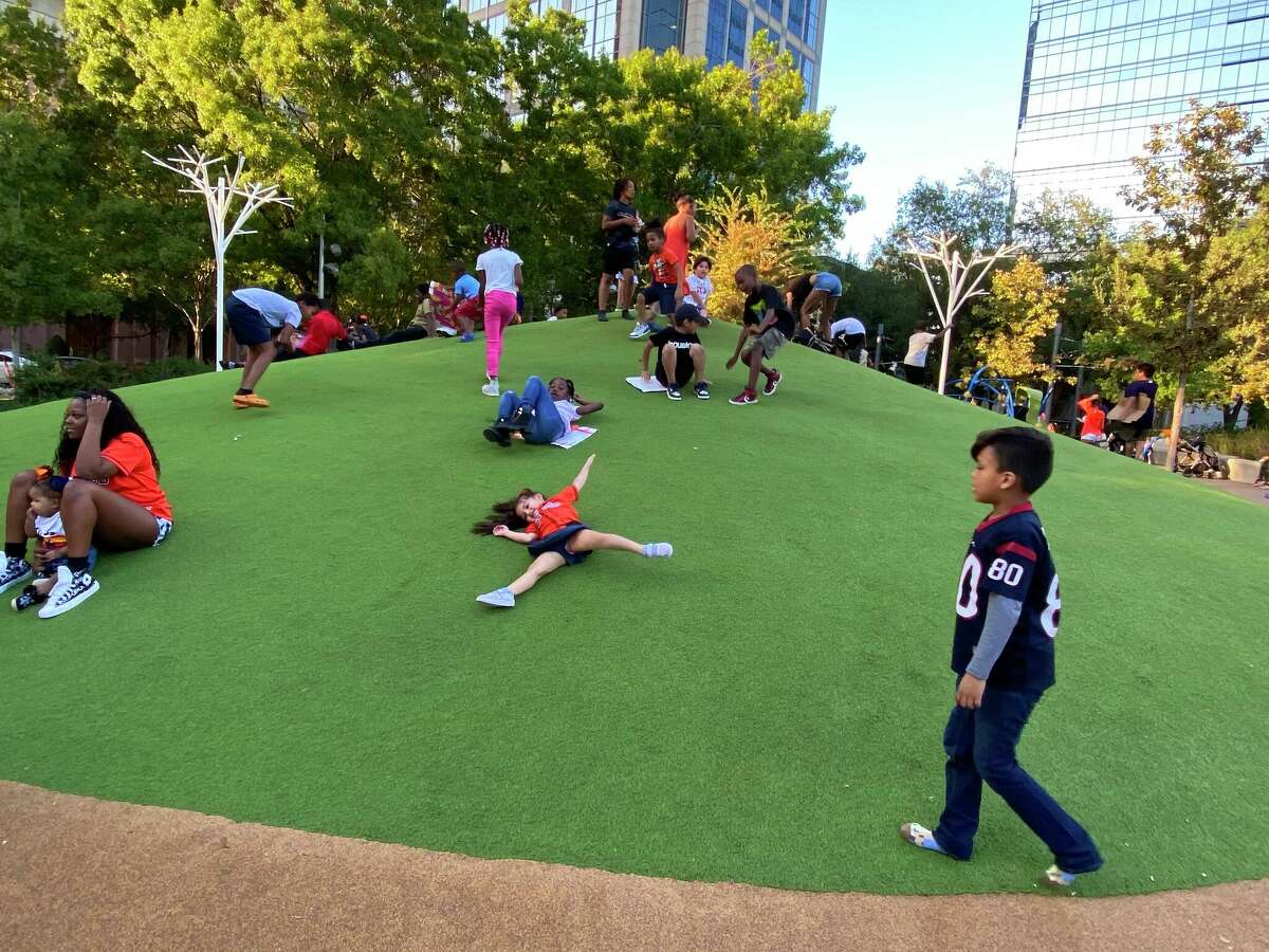 The Hill at Discovery Green.