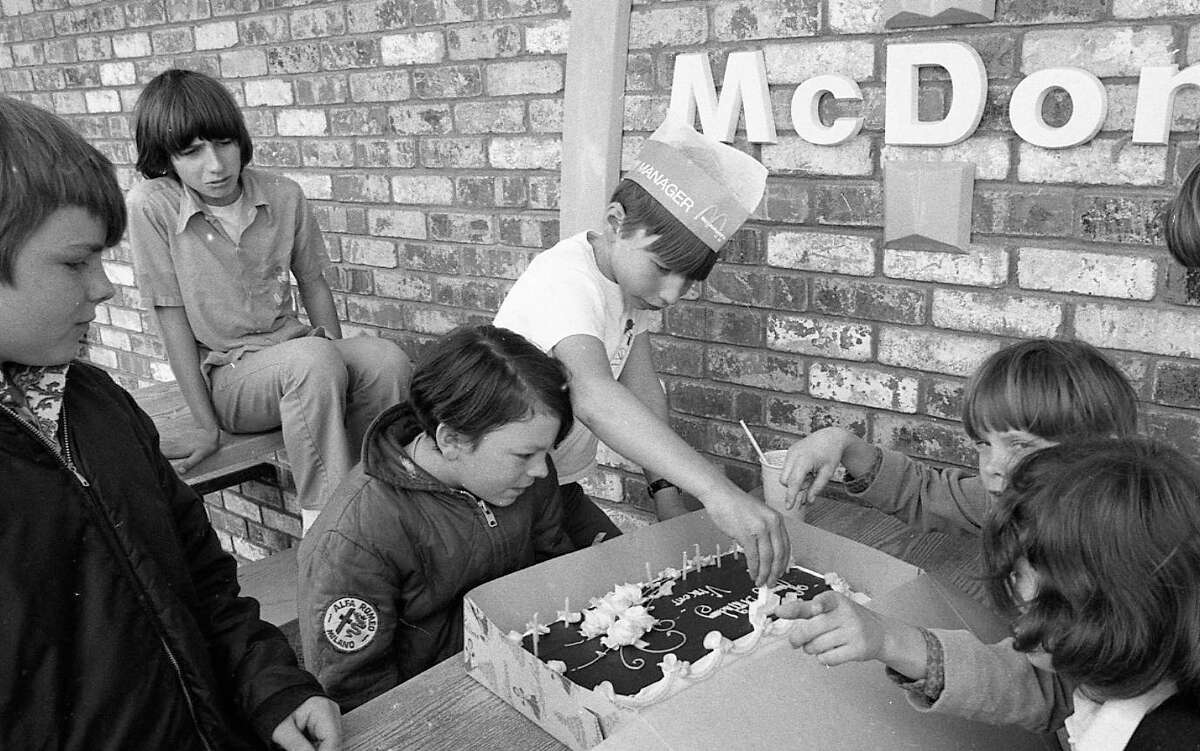 Feb. 27, 1973: A kid named Vincent celebrates his 11th birthday at McDonald's.