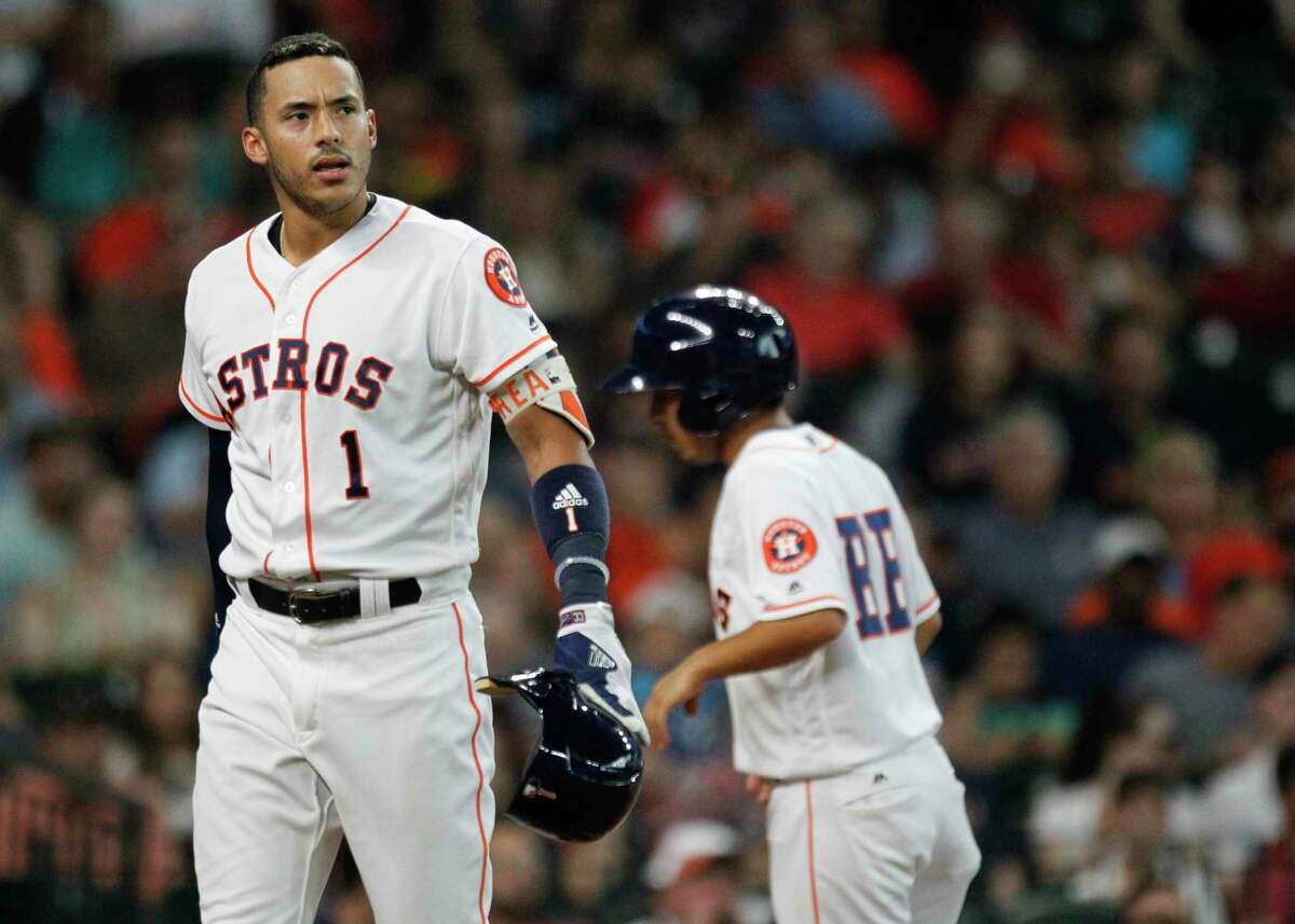 Carlos Correa had the most productive season of his career in 2017 with the Houston Astros, hitting.315 with a.941 OPS.