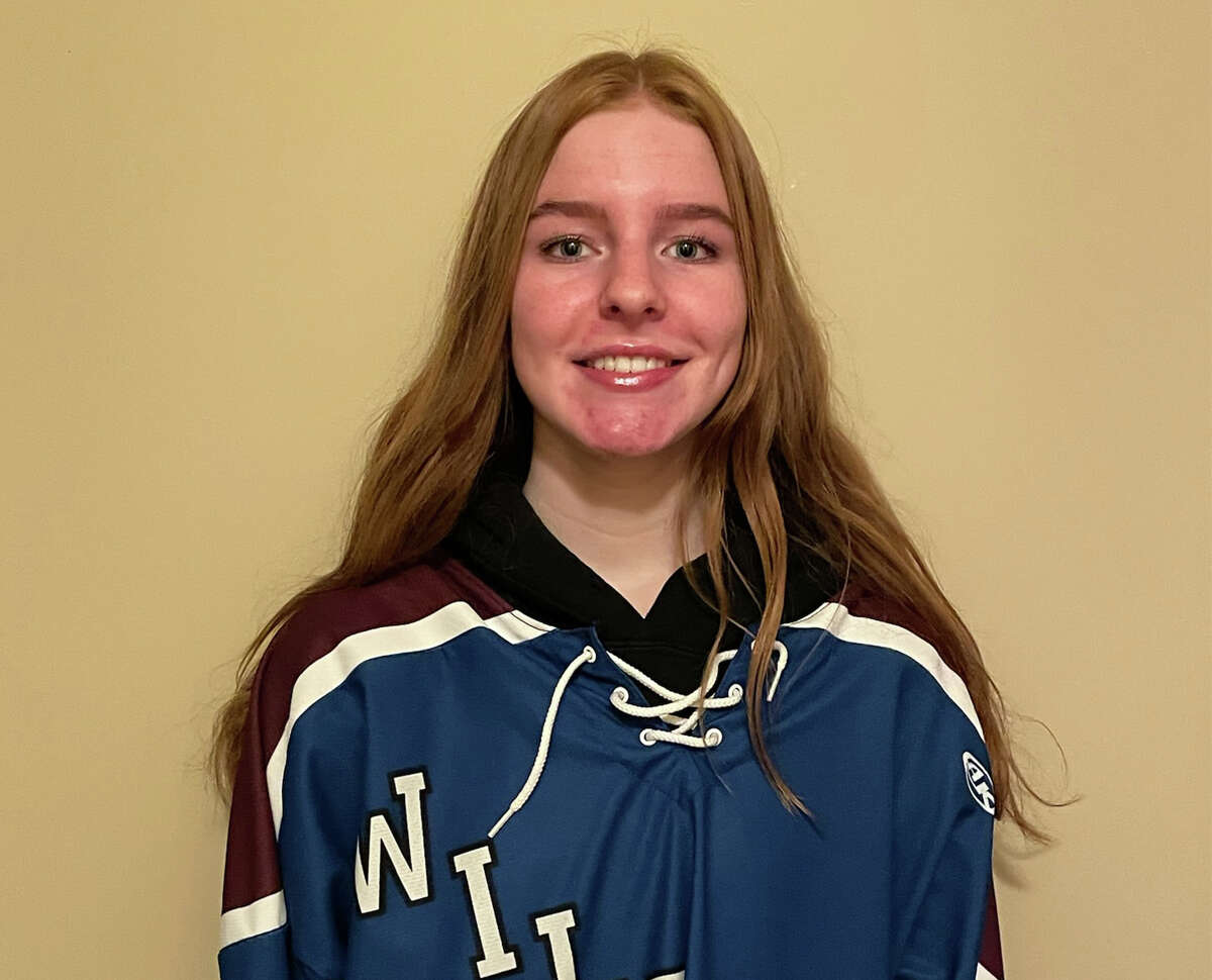 Katelyn Provencher of the Suffield co-op girls ice hockey team.