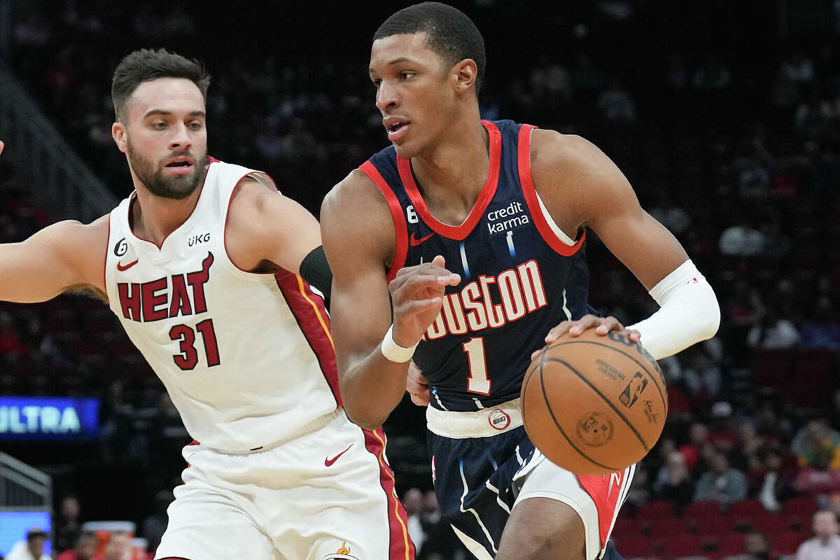 Story photo for Heat 111, Rockets 108: Home winning streak comes to an end.