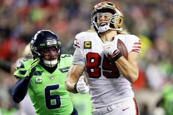 San Francisco 49ers' George Kittle (groin) inactive for Seattle