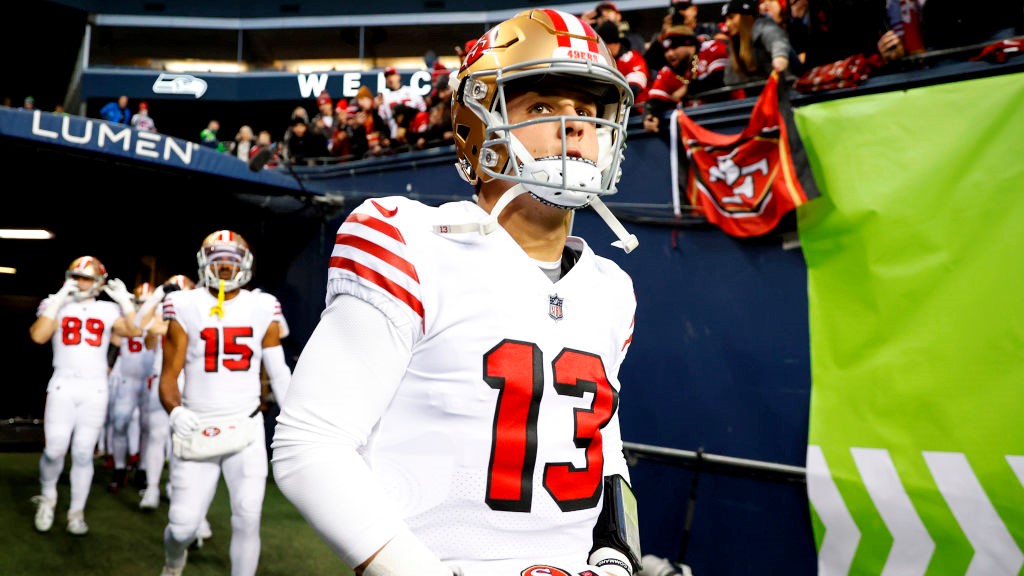 49ers QB Brock Purdy (oblique/rib) questionable for 'TNF' vs. Seahawks