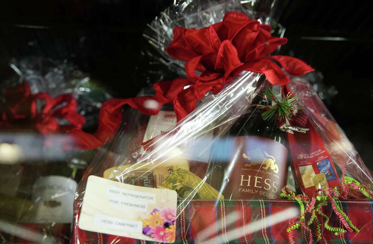 Gift baskets available at the Bunker Hill HEB.