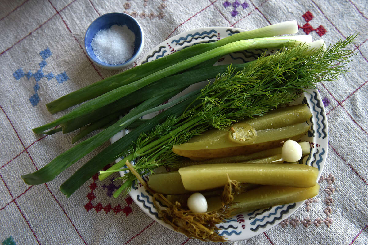 One of Anna Voloshyna's many Ukrainian dishes, as photographed on Weds, Dec. 7, 2022.