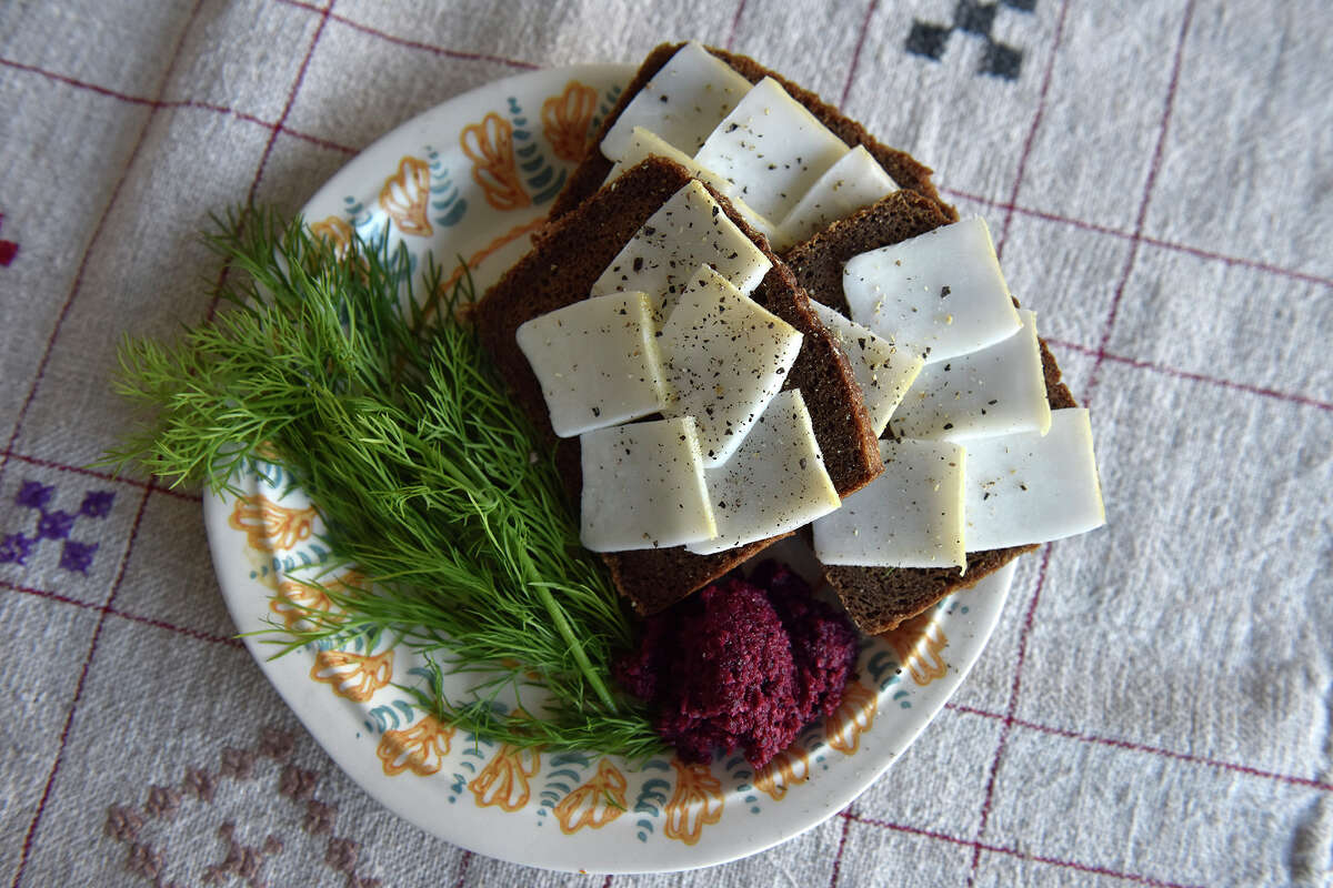 One of Anna Voloshyna's many Ukrainian dishes, as photographed on Weds, Dec. 7, 2022.