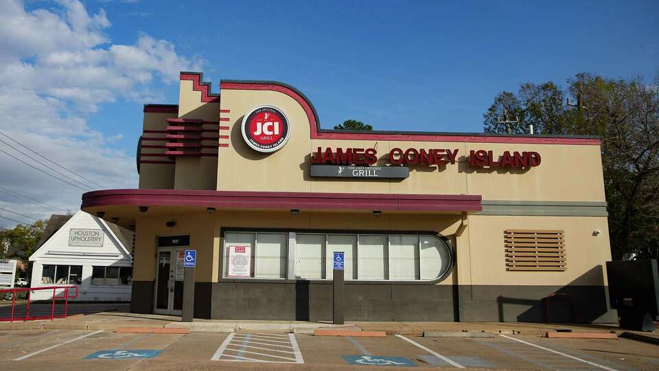 A closed James Coney Island James Coney on South Shepherd Street on Friday, Dec. 16, 2022 in Houston. Island (now JCI Grill) enters its 100th year in 2023. Although they closed most of their locations inside the loop, they say they are doing fine.