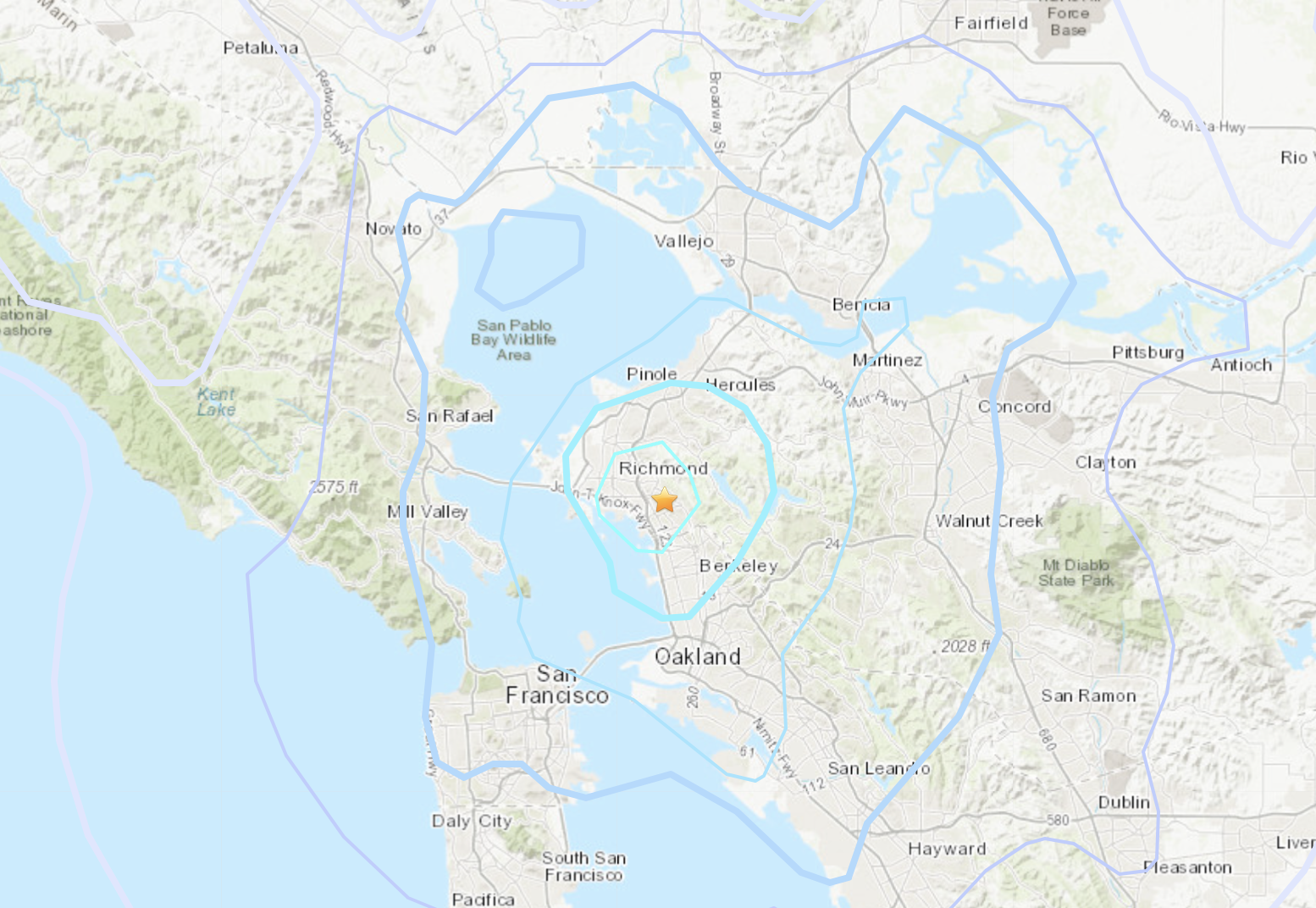 A 3.6-magnitude earthquake struck the Gulf region early Saturday morning