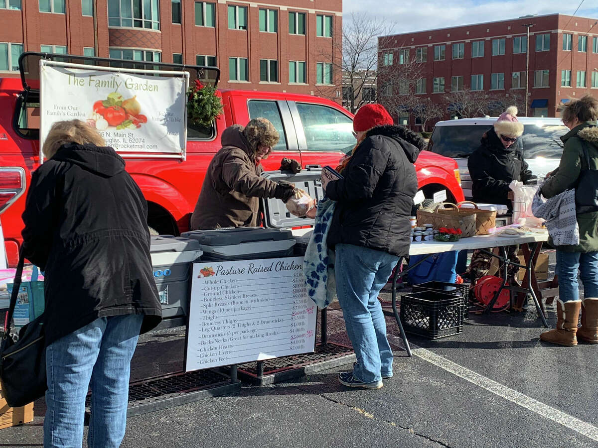 While the summer market has all of St. Louis Street and North Second Street closed and filled with vendors and customers, the winter market is a more intimate affair that features roughly one dozen vendors in the market expansion lot on St. Louis Street. 