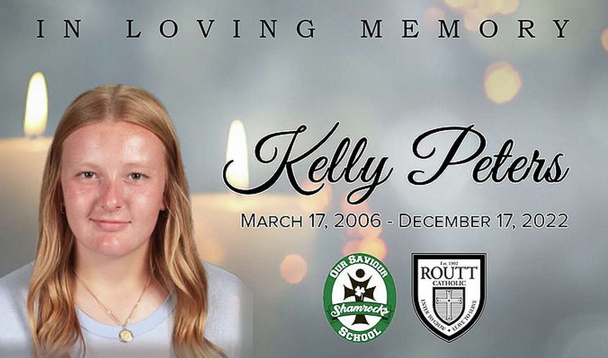Routt Catholic High School junior Kelly Peters is remembered in a social media post by the school. She died Saturday evening of injuries suffered in a traffic crash in Morgan County a day earlier.