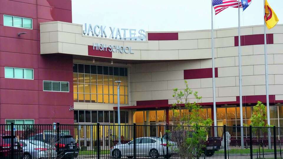 Jack Yates High School is shown on Monday, Dec. 19, 2022 in Houston.