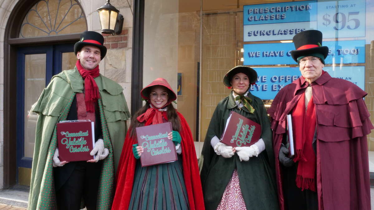 The Connecticut Yuletide Carolers perform on Sunday, Dec. 18, 2022.