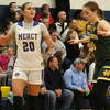 Mercy senior Sophie Hedge scored a team-high 18 points against Holy Cross.