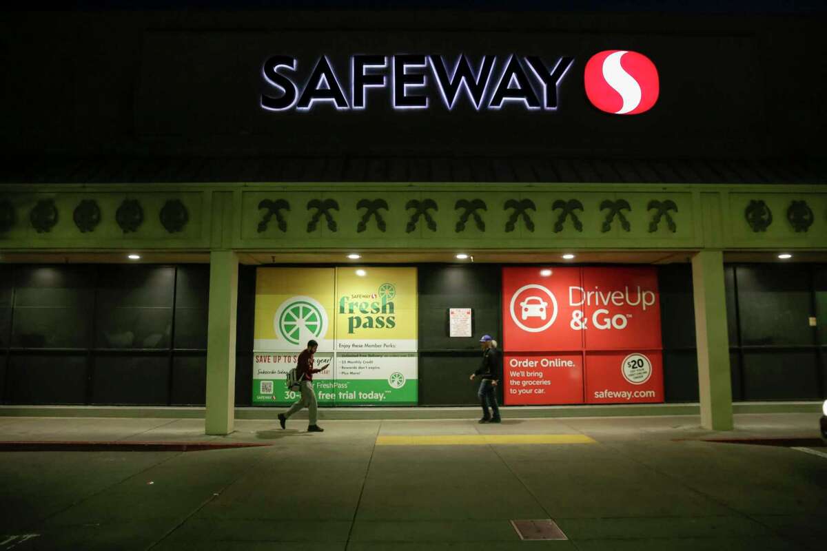 Tents and vehicles used for shelter by unhoused people have become more common in the parking lot at the Safeway store on Webster Street in the Fillmore district.