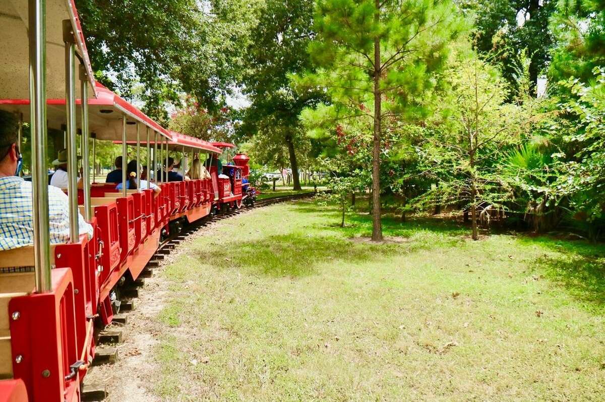 Take a scenic train ride through Hermann Park on the choo-choo train.