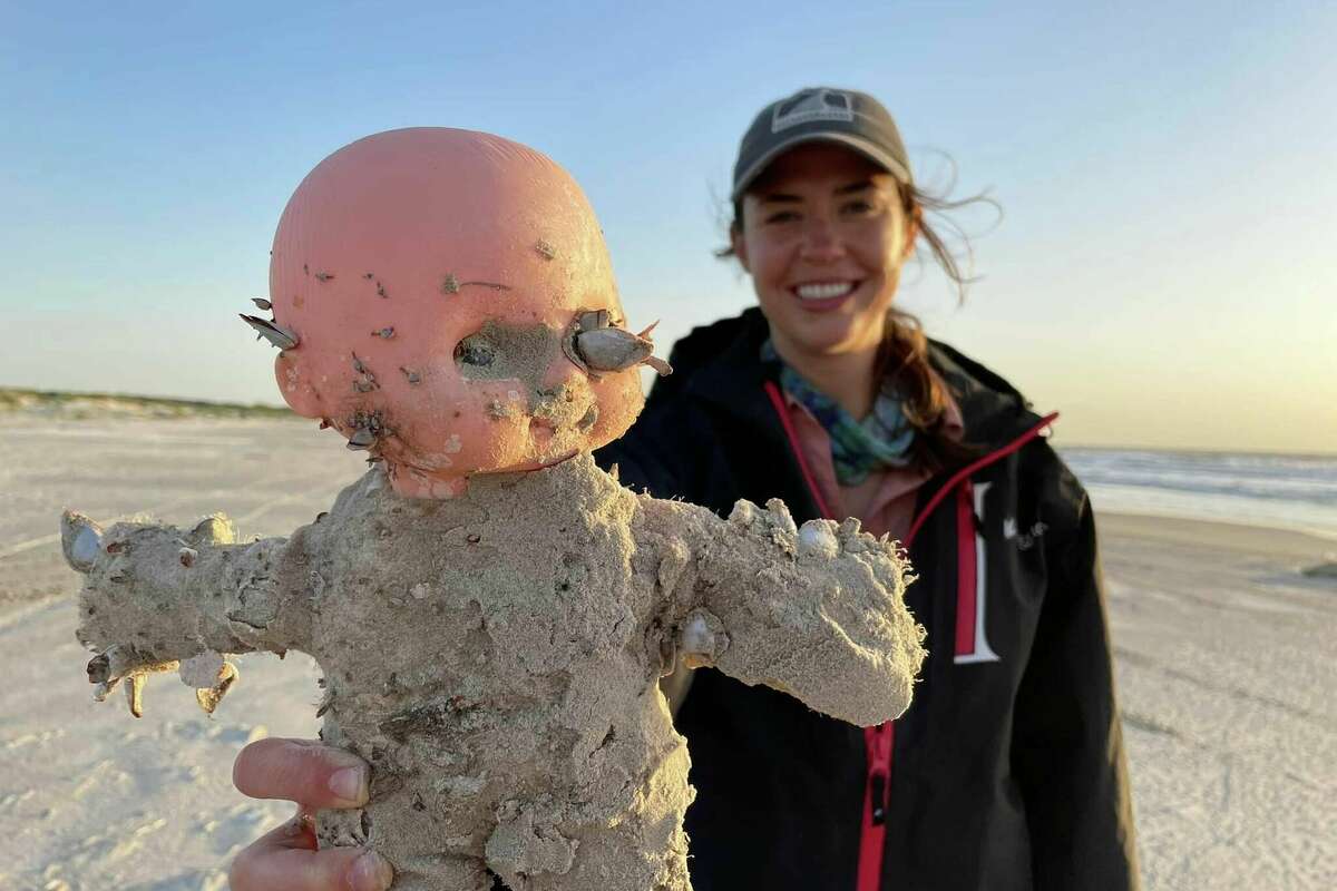 Earlier this year, researchers from the Mission-Aransas Reserve found dolls washed ashore along the Texas Gulf Coast, which were purchased and now destroyed by "Last Week Tonight."