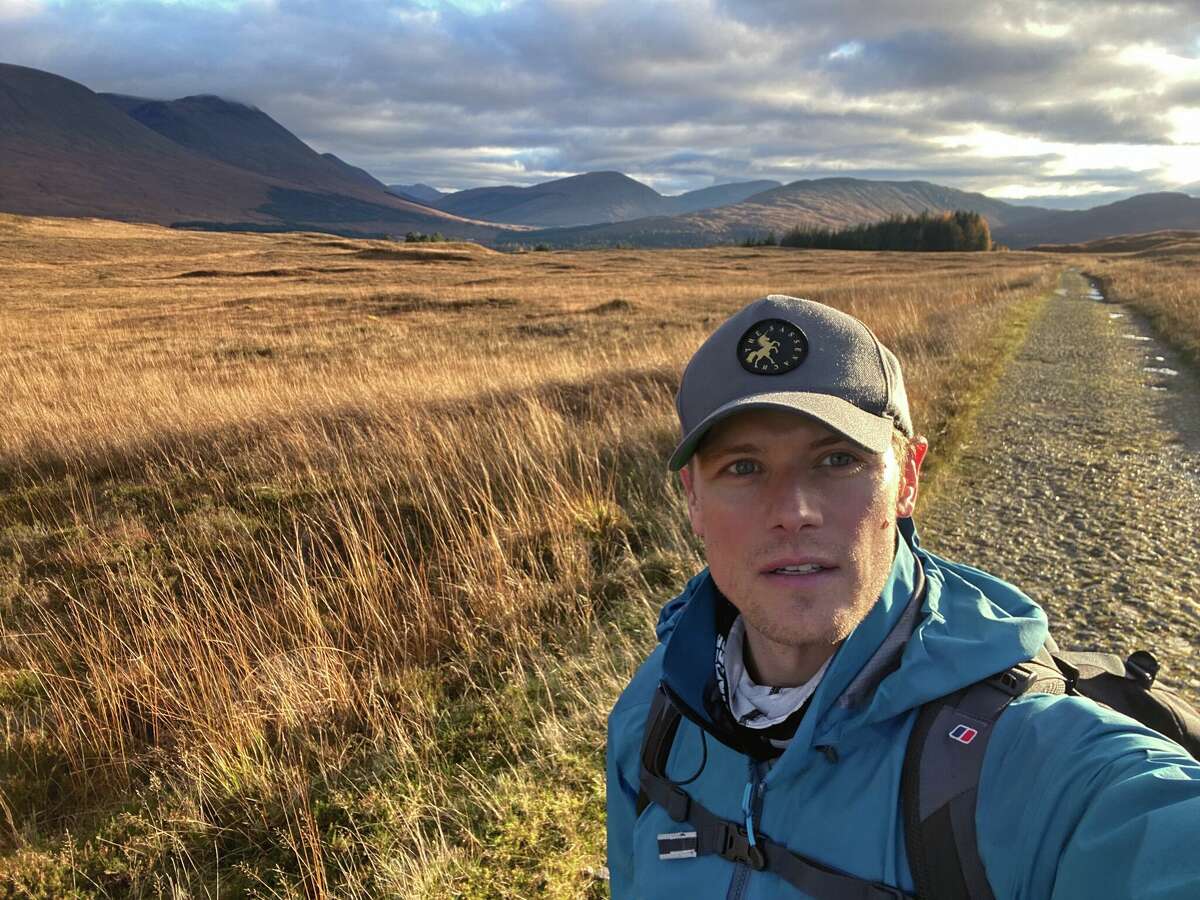 Sam Heughan on the West Highland Way in Scotland