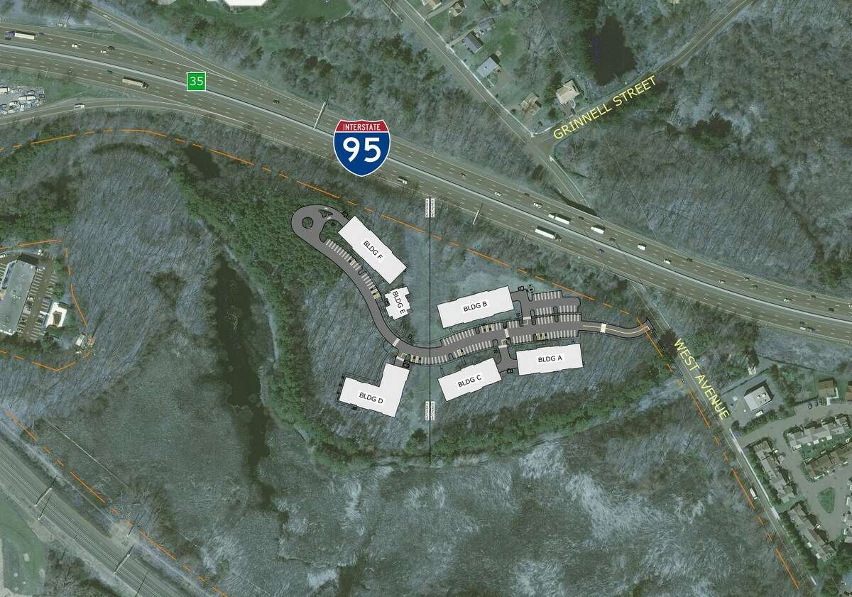 The location of the proposed Beaver Brook apartment complex.