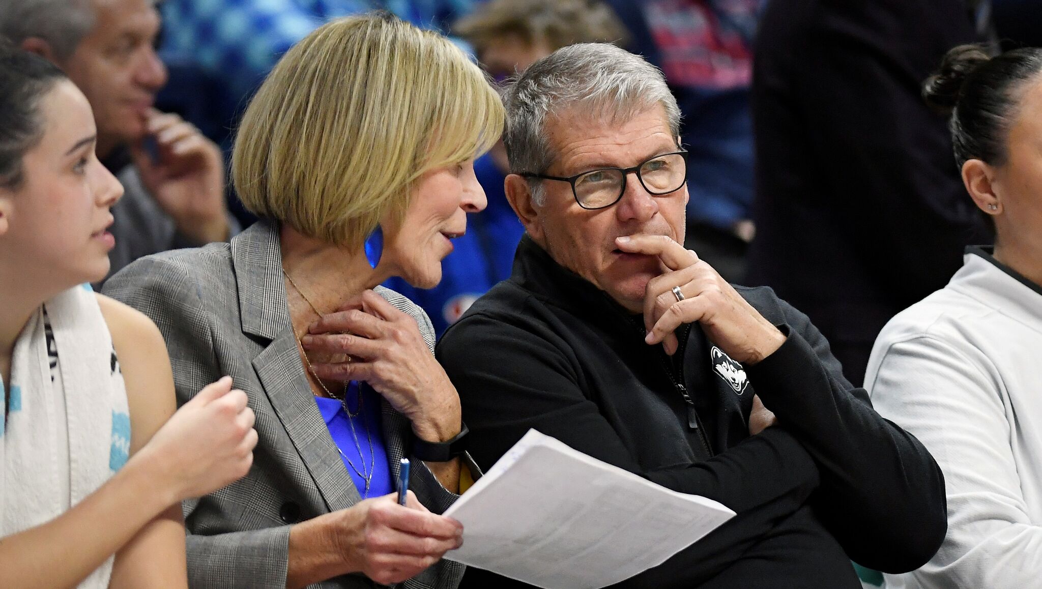 Why UConn Is Celebrating Both Geno Auriemma And Chris Dailey