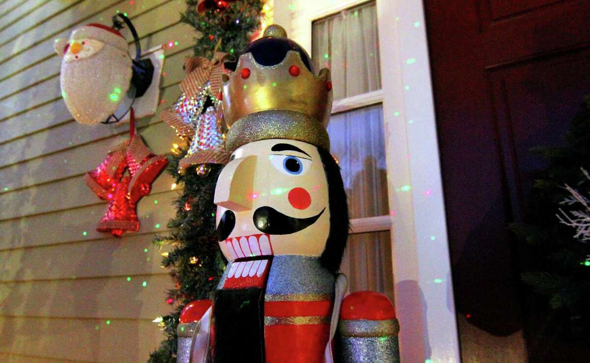 Sanford Lane house in Stamford all lit up again for Christmas