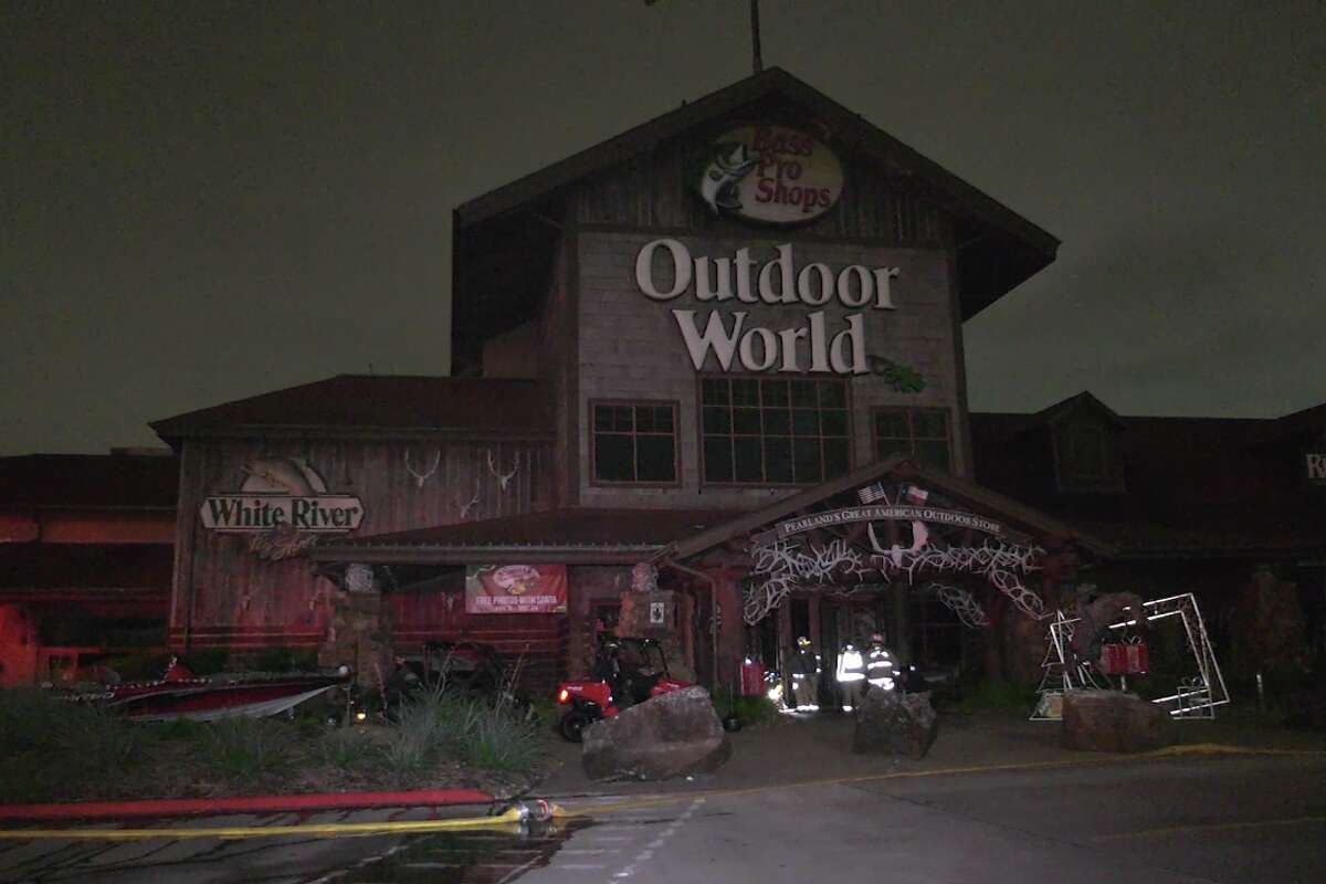 Story photo for Firefighters contain blaze at Pearland's Bass Pro Shops.