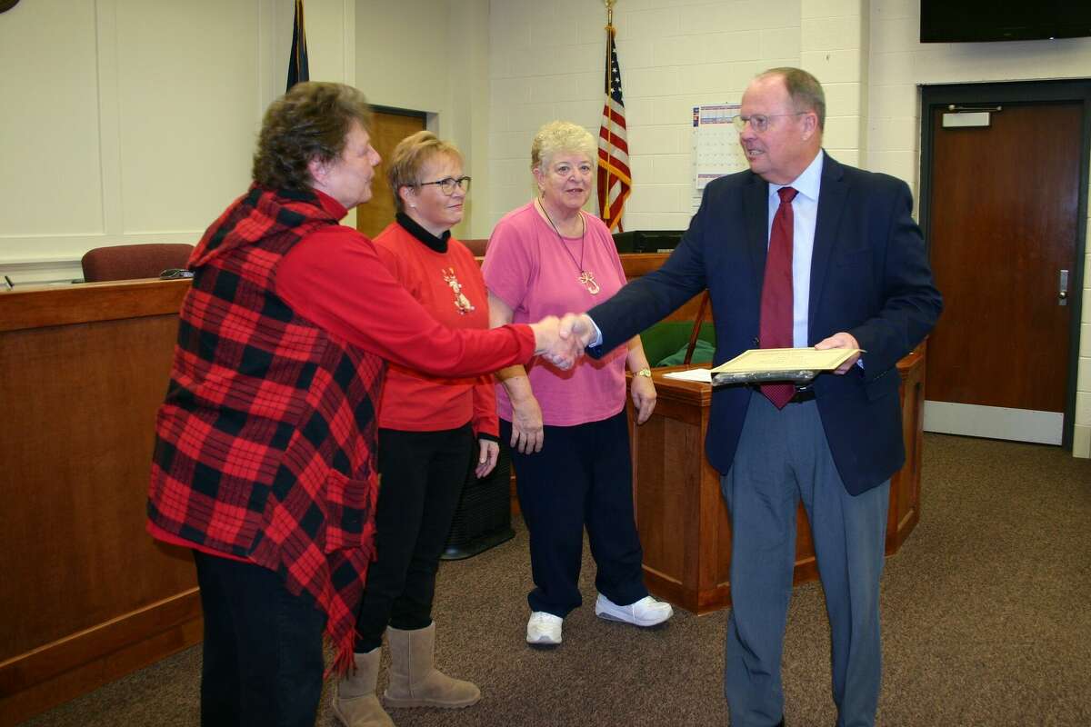 Mecosta County employees recognized for years of service recently