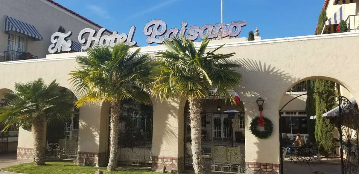 An exterior view at the Hotel Paisano