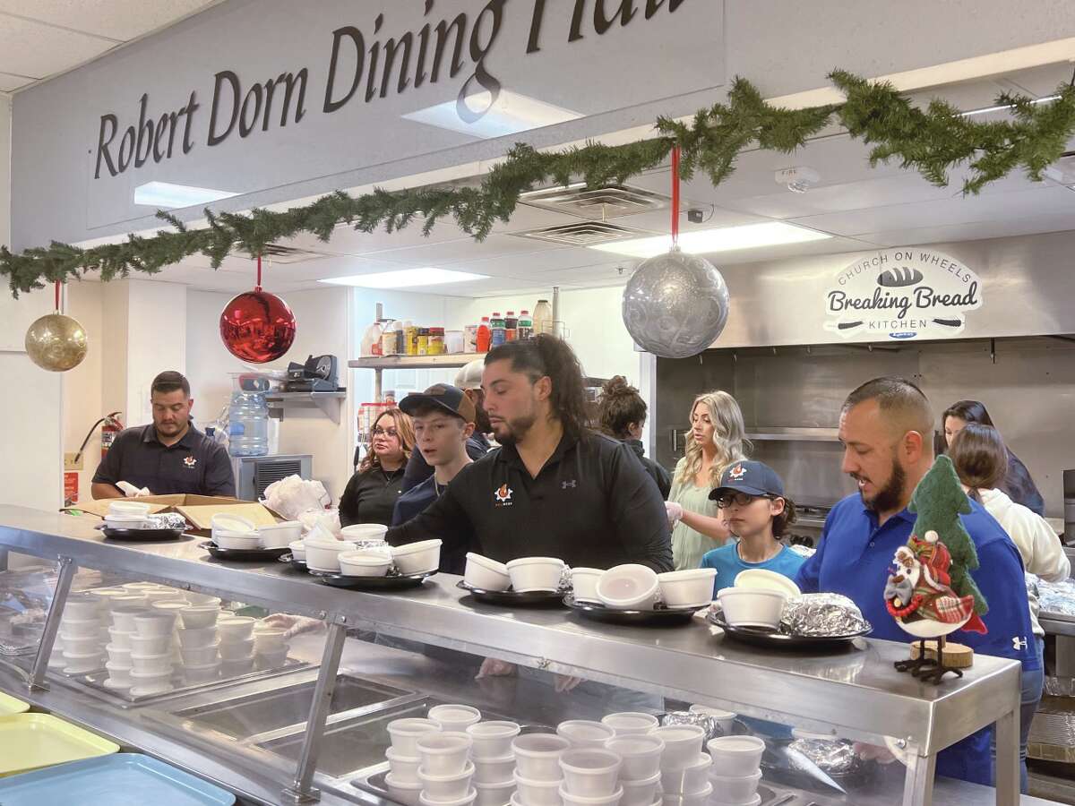 As part of its 12 Days of Christmas, WellWorx employees catered a barbecue dinner at Breaking Bread, helped serve meals and made to-go bags. The company also provided gently-used blankets and over 50 hygiene kits.