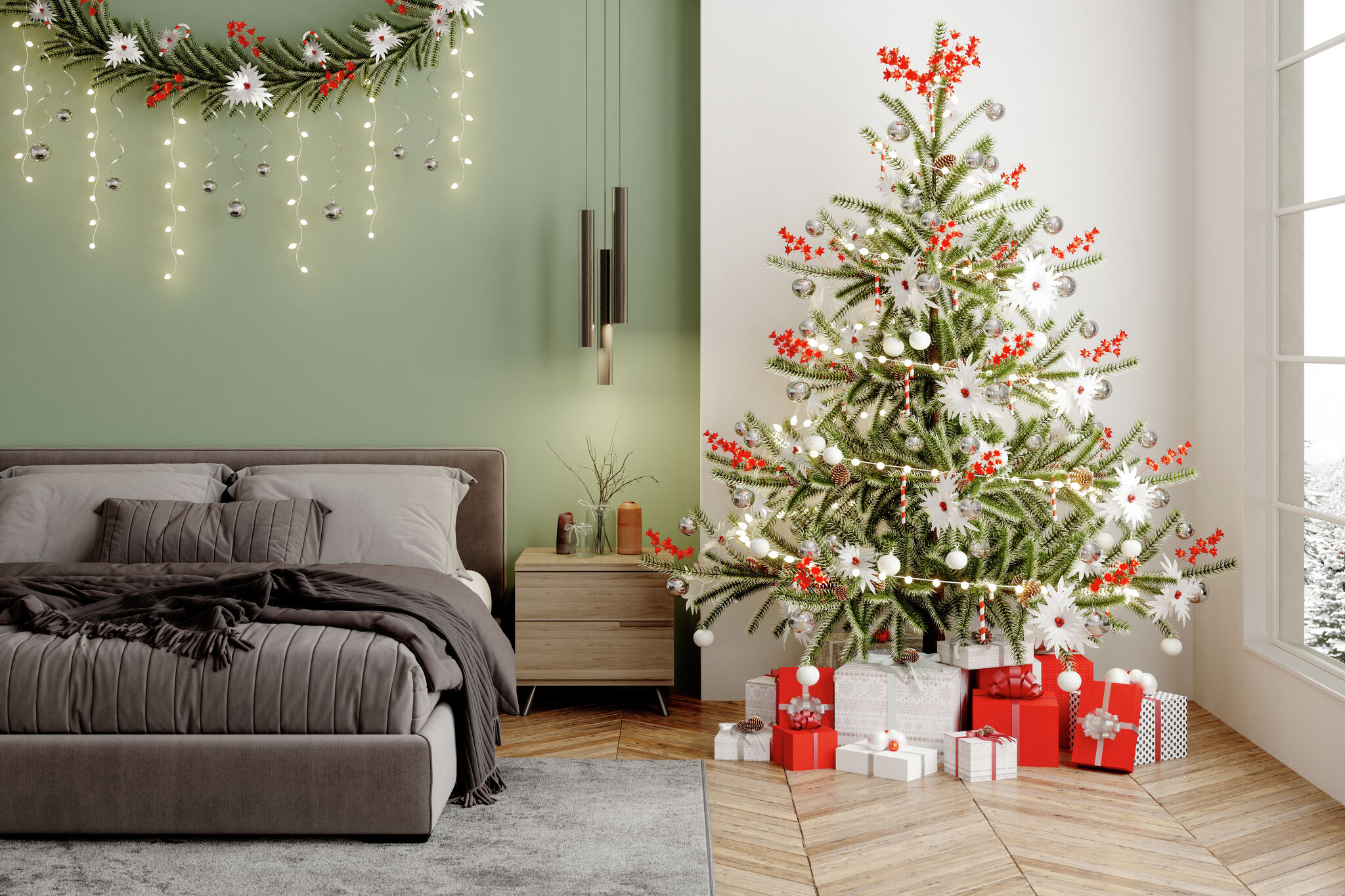 Researchers find having a Christmas tree in the bedroom helps you sleep