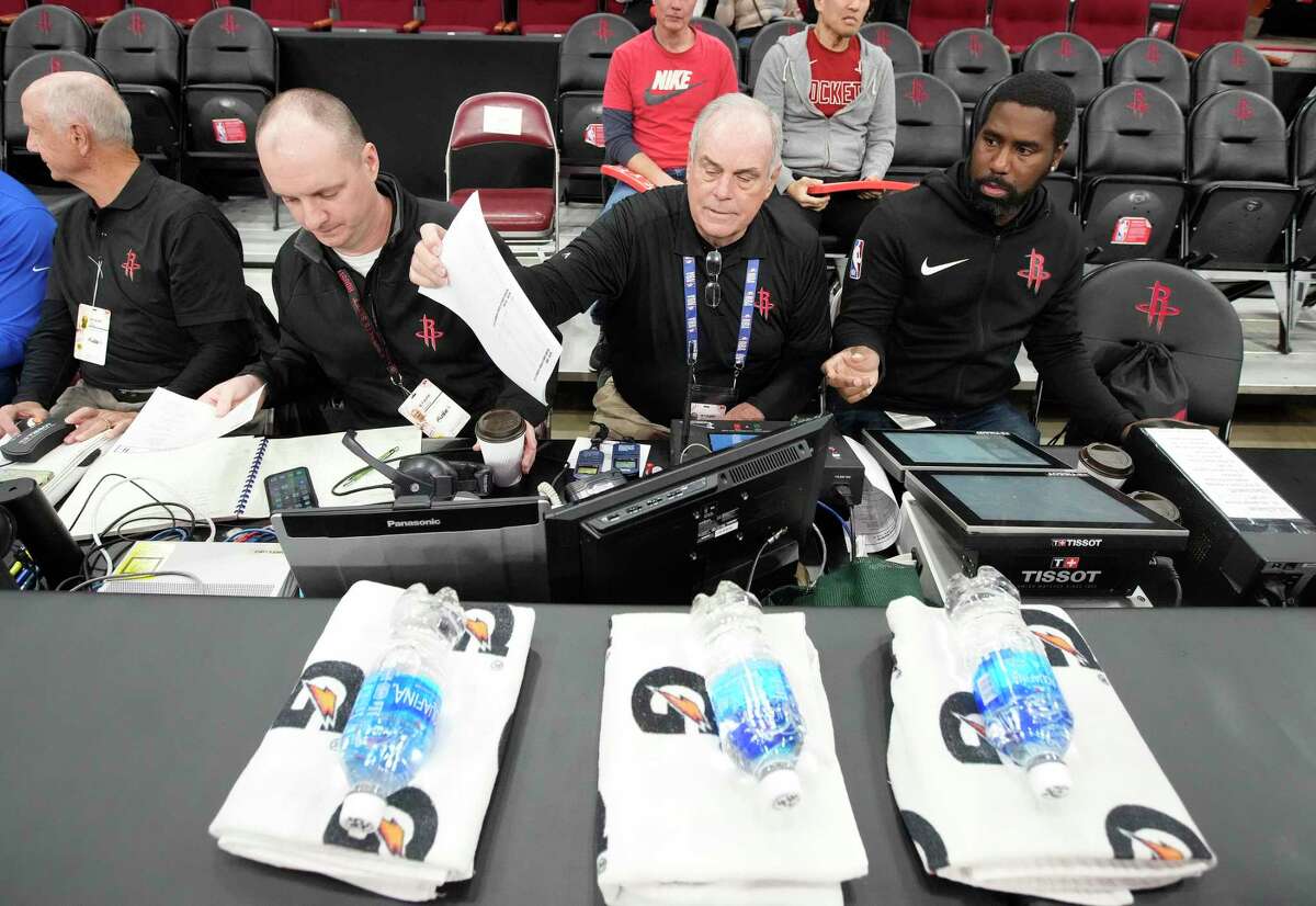 Houston Rockets The life and times of an NBA clock operator