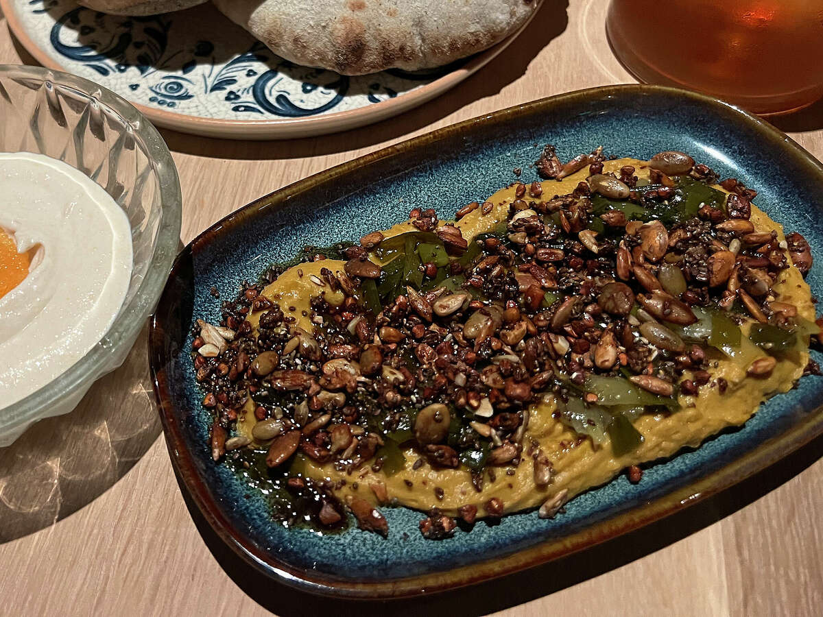 Autumn squash baba ghanoush from Ladino at the Pearl is one of the Top 25 dishes in 2022.
