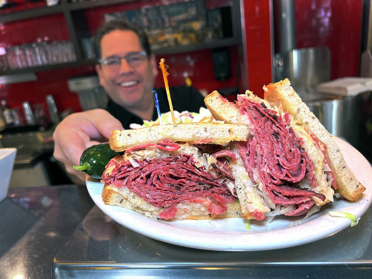 A Reuben sandwich from Max & Louie's New York Diner owner Drew Glick is one of the Top 25 dishes of 2022.