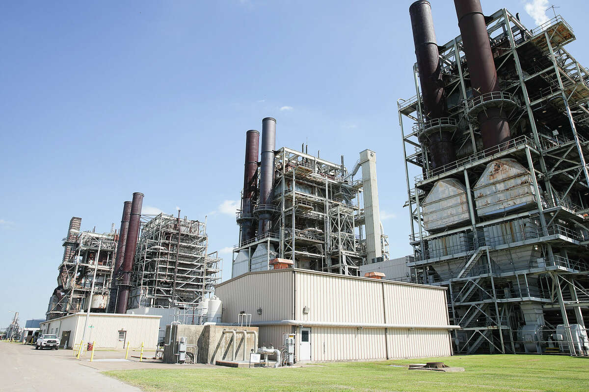 The natural gas power plants built between 1958 and 1968 at NRG's Parish power plant on Friday, Oct. 14, 2022 in Richmond.