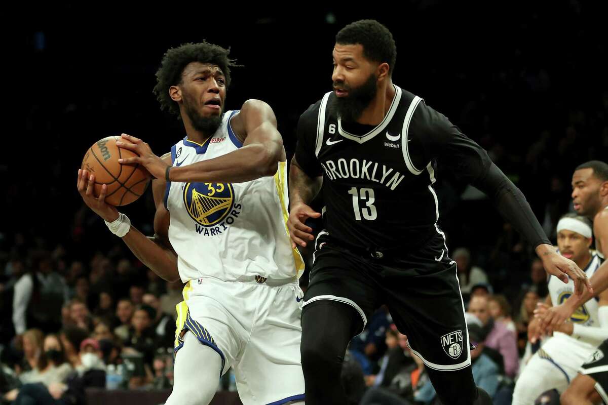 Warriors center James Wiseman scored a career-high 30 points in Brooklyn.