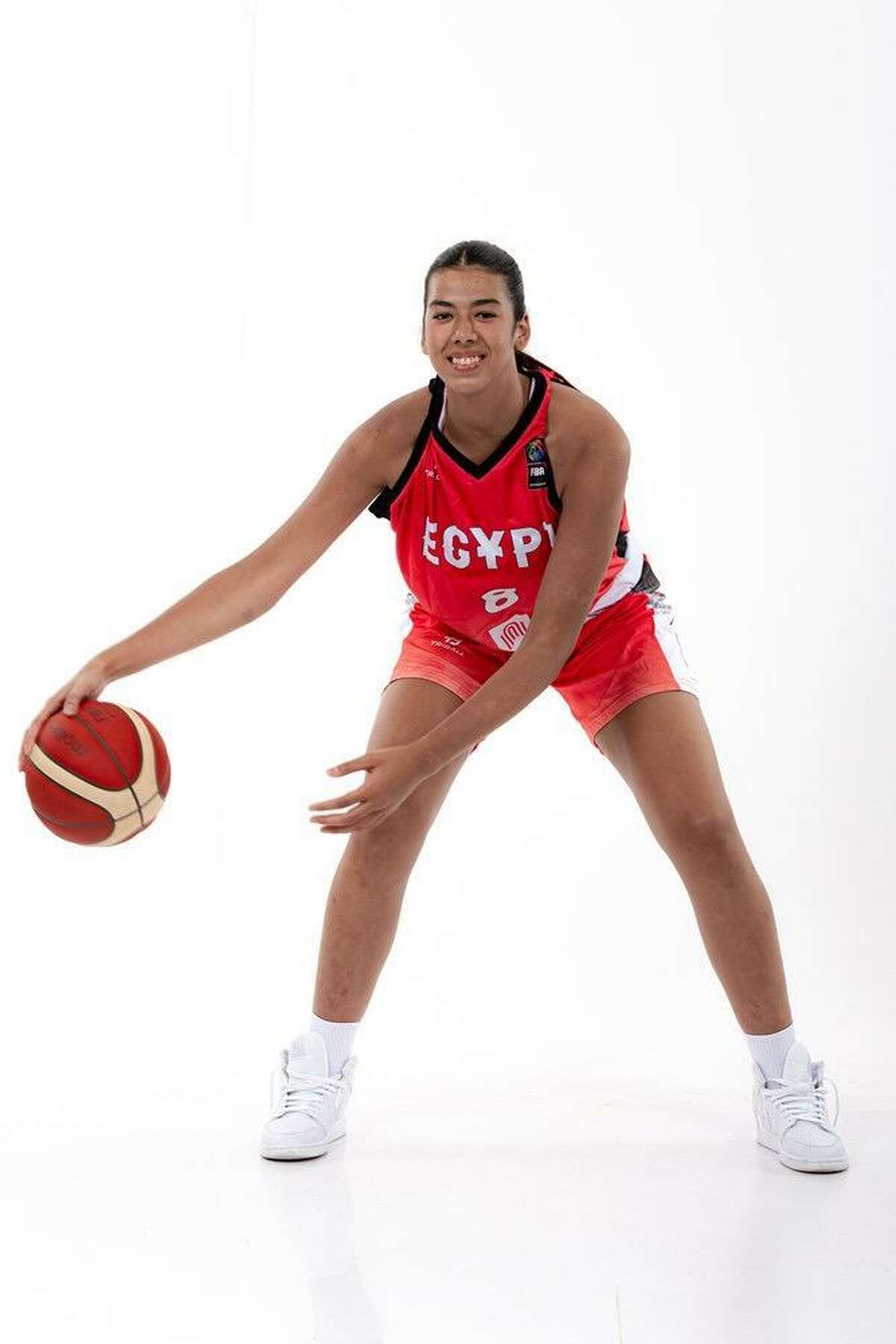 UConn women's basketball 2023 commit Jana El Alfy will become the program's first-ever player from Egypt. She's represented her home country three times on the global stage.