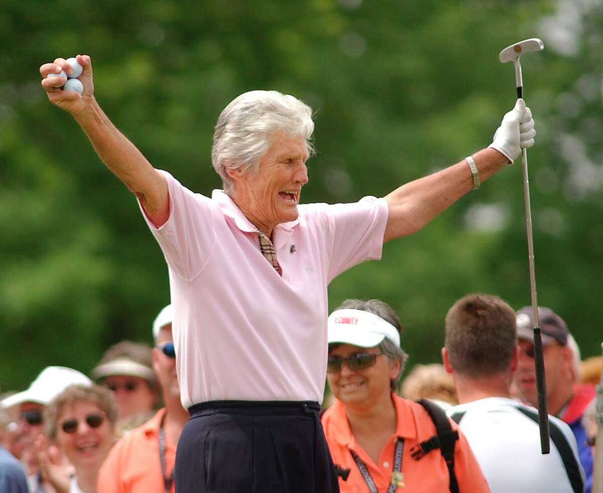 Kathy Whitworth was the first woman golfer to exceed $1 million in career earnings.