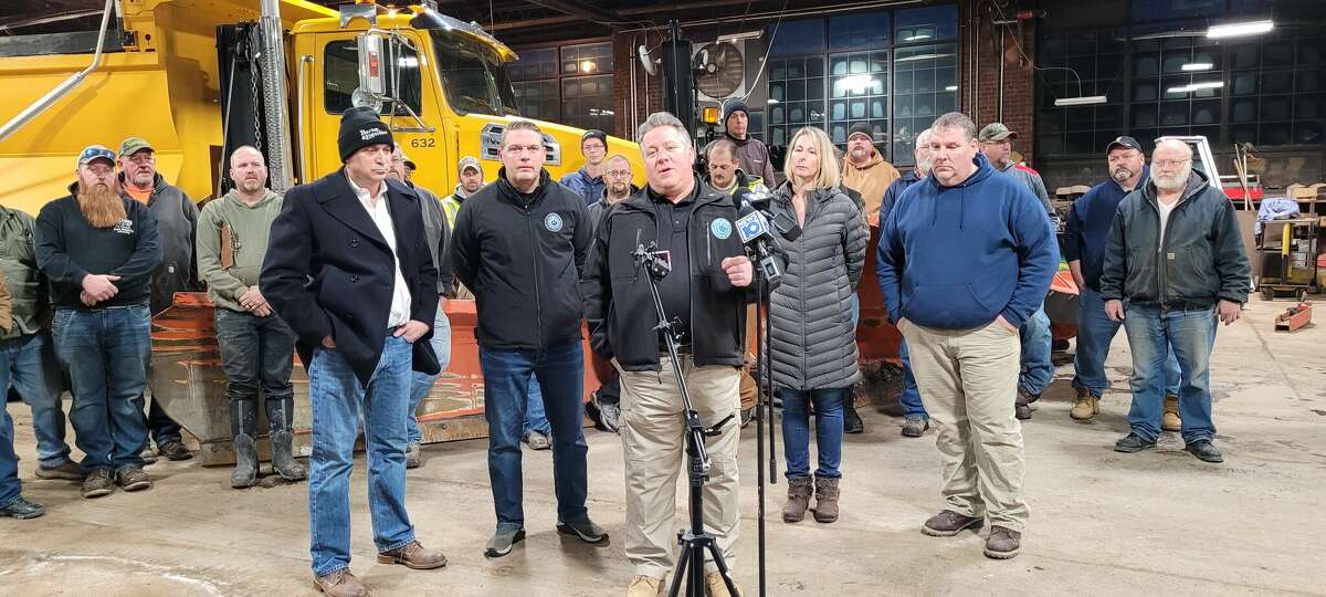 Albany County Executive Dan McCoy said nearly two dozen county employees volunteered to help the state's response to a historic blizzard.