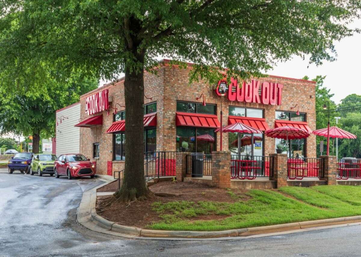 South: Cook Out - Year founded: 1989 - Original location: Greensboro, North Carolina - Number of locations: 313 - Current states: Alabama, Georgia, Kentucky, Maryland, Mississippi, North Carolina, South Carolina, Tennessee, Virginia, and West Virginia A trip to the Cook Out is all you need if you love a classic cookout and are craving essential barbecue foods—like burgers, hot dogs, and chargrilled chicken. Orders start with a tray where you choose whichever meat or sandwich you desire, two sides of your choice—including chicken nuggets, corn dogs, hush puppies, fries, and more—and a beverage of your choosing. At Cook Out, you can never go wrong with a creamy Fancy Milkshake, which comes in over 30 different flavors, including Peanut Butter Fudge, Choc Chip Cherry, and Banana Pudding. Morris Reaves, who currently serves as CEO and co-owns Cook Out with his son Jeremy, founded the chain.