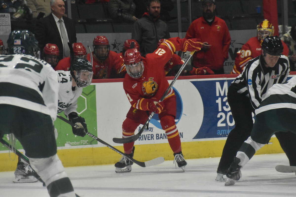 Jason Brancheau and the Ferris State hockey team will battle against Michigan Tech in CCHA action this weekend. Brancheau has 11 points on the season.