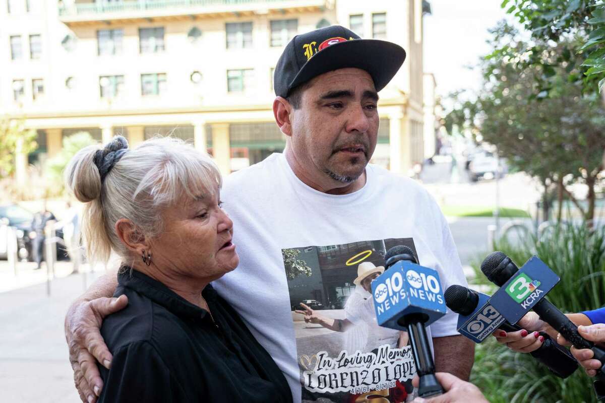 Jerry Lopez and Pauline Lopez, family members of Lawrence Lopez Sr., told media in October. Lopez Sr. was murdered by a Stockton serial killer, officials said.