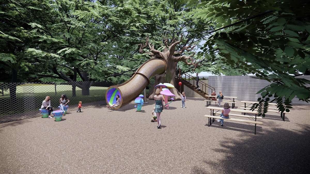 The new slide will be for adults and children.