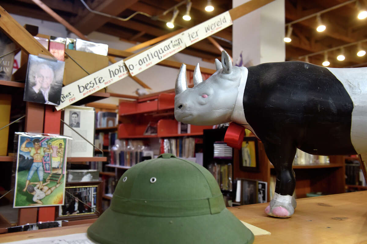 An interior view of Bolerium Books, located at 2141 Mission Street, in San Francisco. 