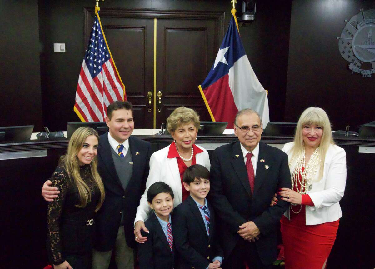 Dr. Victor Trevino was sworn in as Laredo's 85th mayor on Wednesday, Dec. 28, 2022 at the Laredo City Council Chambers. Trevino was surrounded by family, friends and supporters during the ceremony.