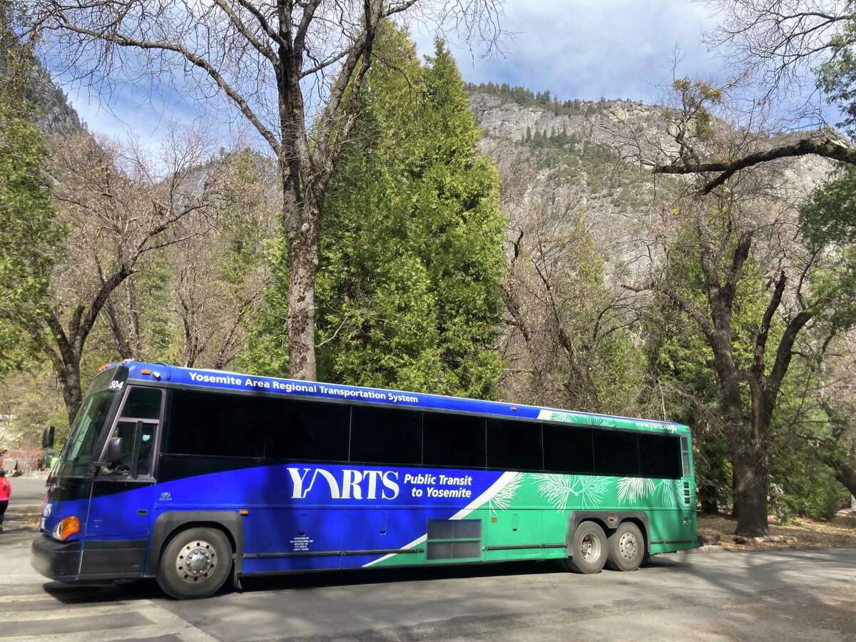 Photo of the Yosemite Area Regional Transit Systems bus from one of our Transit Twitter Besties adventures.