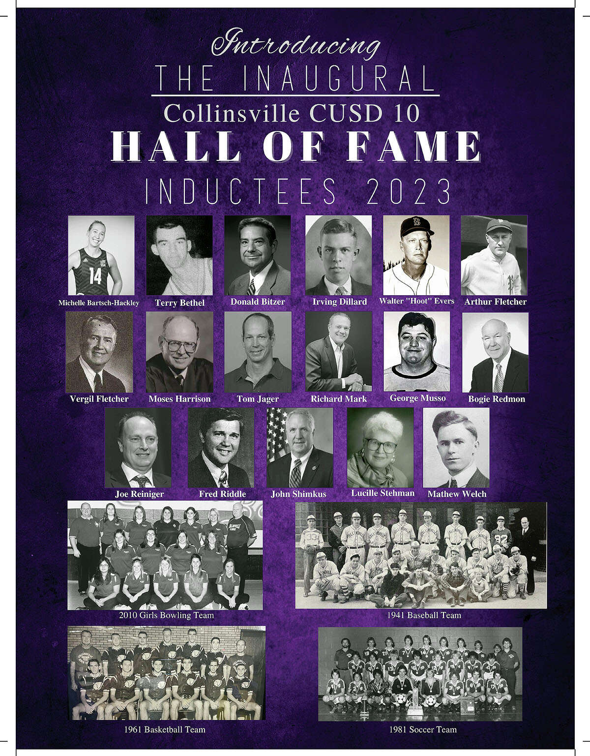 Collinsville Schools Announces Academic Athletic Hall Of Fame Inductees
